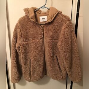 TNA Light Brown Sherpa Jacket